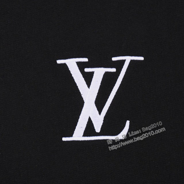 Louisvuitton路易威登Lv專門店2023FW新款刺繡印花圓領衛衣 男女同款 tzy3169